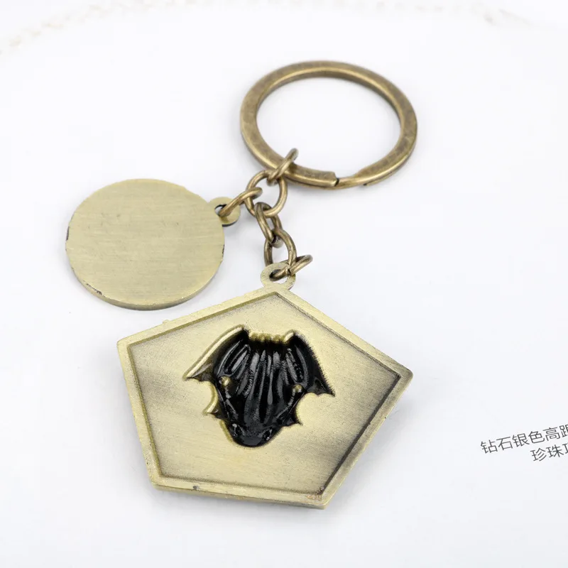 Film and TV peripherals Nine and three-quarters frog tag alloy keychain pendant keychains key rings
