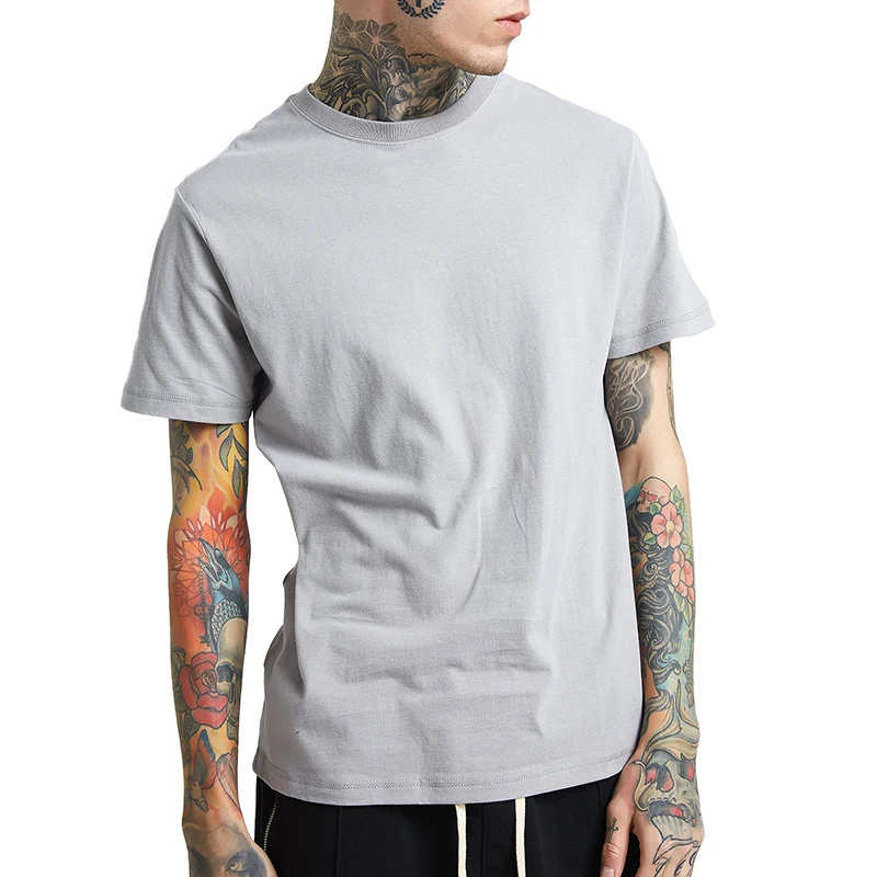 
Clothing Vendor Mens Fitness Tshirt Custom Logo Tri Blend T Shirt for Printing 