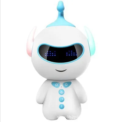 Smart Cartoon Wireless Control TF Companion Early Education Learning Silicone Robot Machine with Teether Ears for