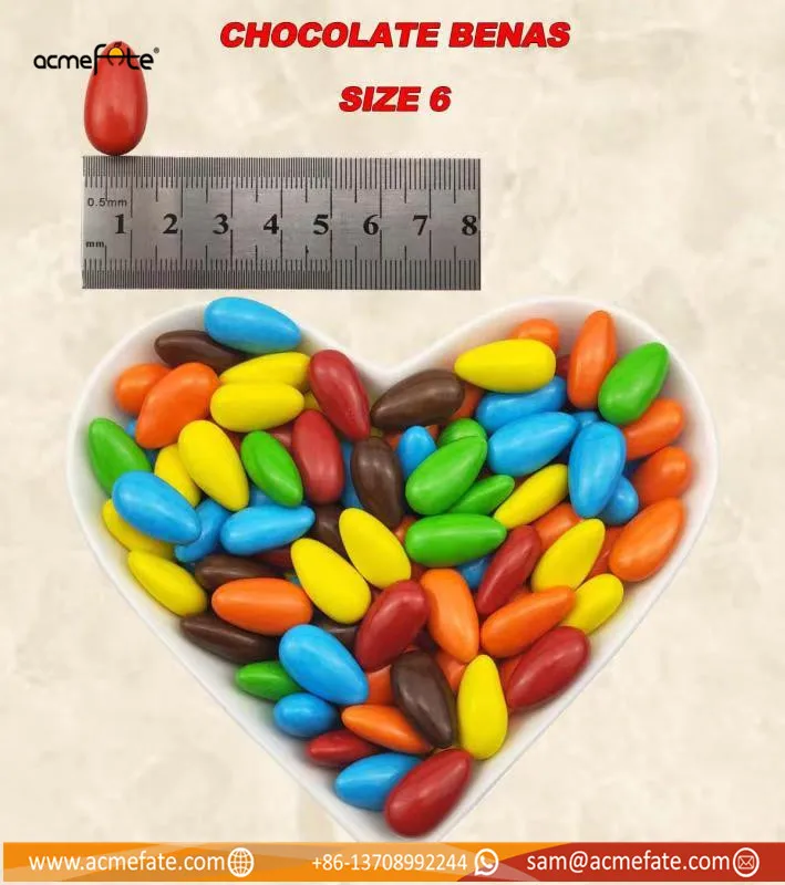 Halal compound Oval/almond shape chocolate candies chocolate beans dragee chocolate button supplier