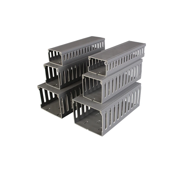 Salzer brand Cable Ducts RoHS certificate wiring ducts grey color