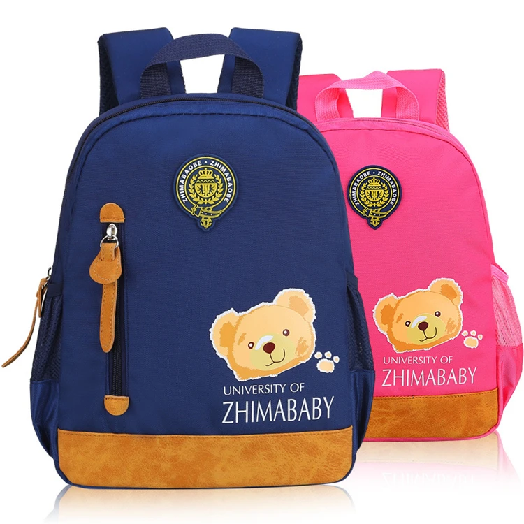 
new fashion korean design custom logo for children boys backpack school bags girls 