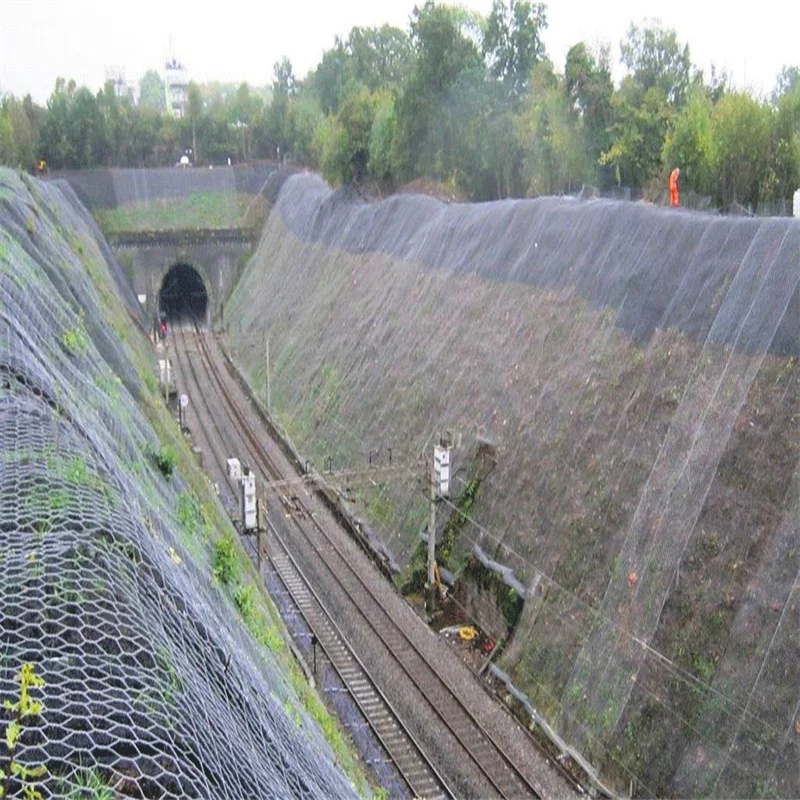 Galvanized Rockfall Barrier Mesh/Slope Protection Net/Stone Falling Protective Netting