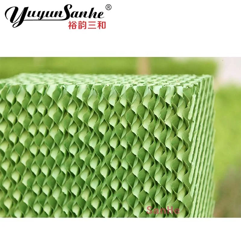 Evaporative Pad Cooling System honey comb cooling pad for Broiler House