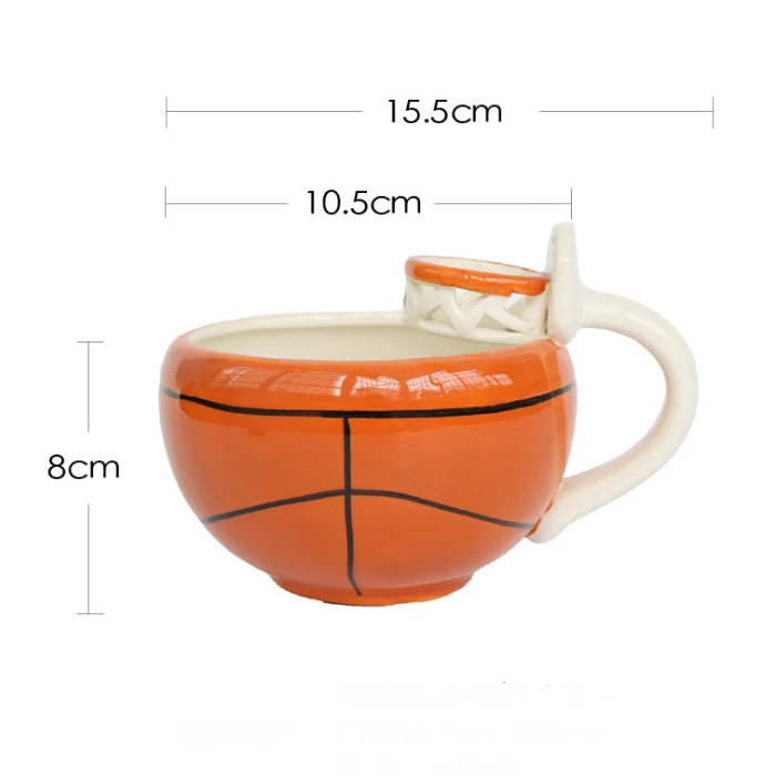
soccer ball mug drinking cups unique shape ceramic coffee mugs 