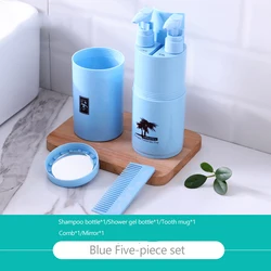 Travel Wash Set Travel Plastic Toothbrush and Toothpaste Case Portable Plastic Toothbrush Box