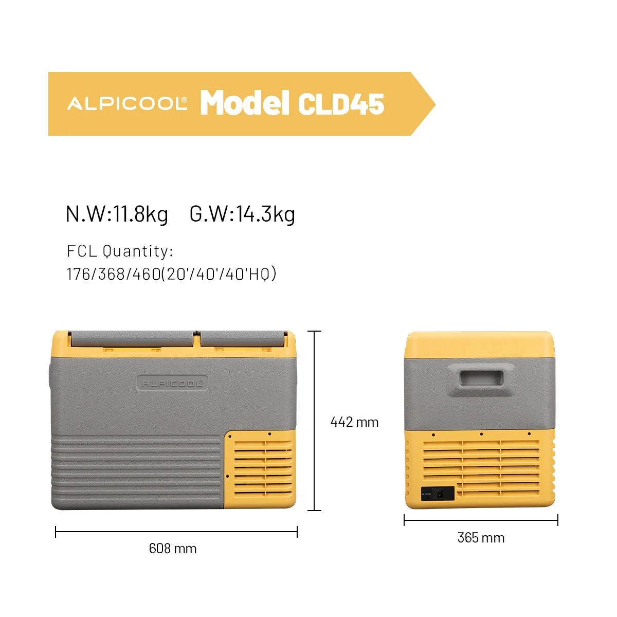 CLD35 Alpicool 12 В мини-холодильник для кемпинга