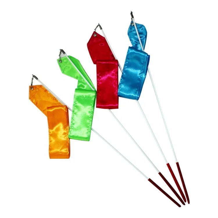 Dancing Ribbon Streamer Gym Rhythmic Rod Art Gymnastic