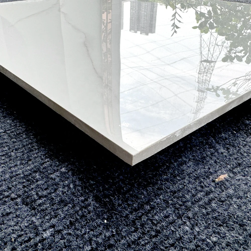 Custom Design Foshan White Marble Porcelain Floor Tile 600x600 For The Living Room