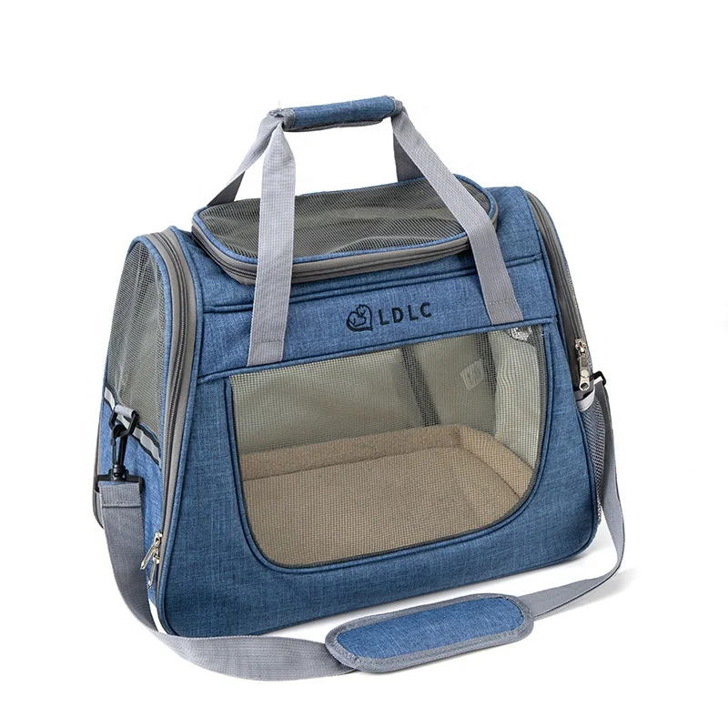 2024 New Base Pulley Manual Trolley Outdoor Convenient Carry Pet Carrier Bag Wholesale