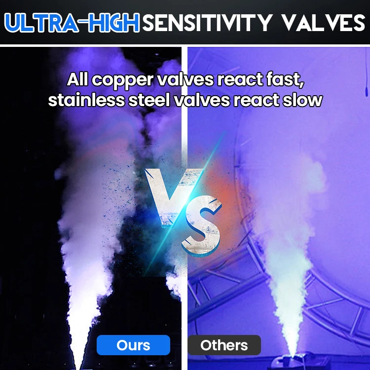 Reliable Music Concerts co2 cannon dj fog machine 1 heads co2 jet cannon for club