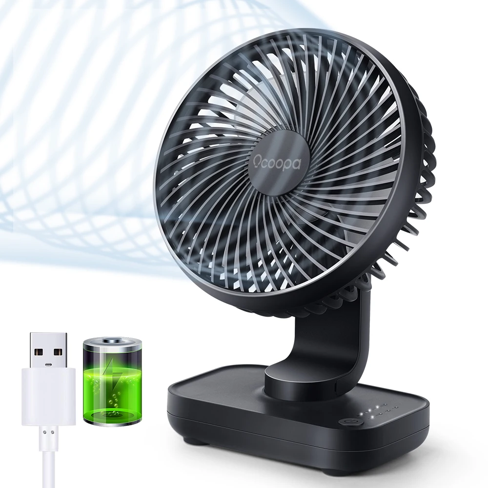 Hand Free личные аккумуляторная батарея портативный маленький настольный вентилятор Cooler свет Usb синий возможно сотрудничество по системе OEM мощностей воздушного