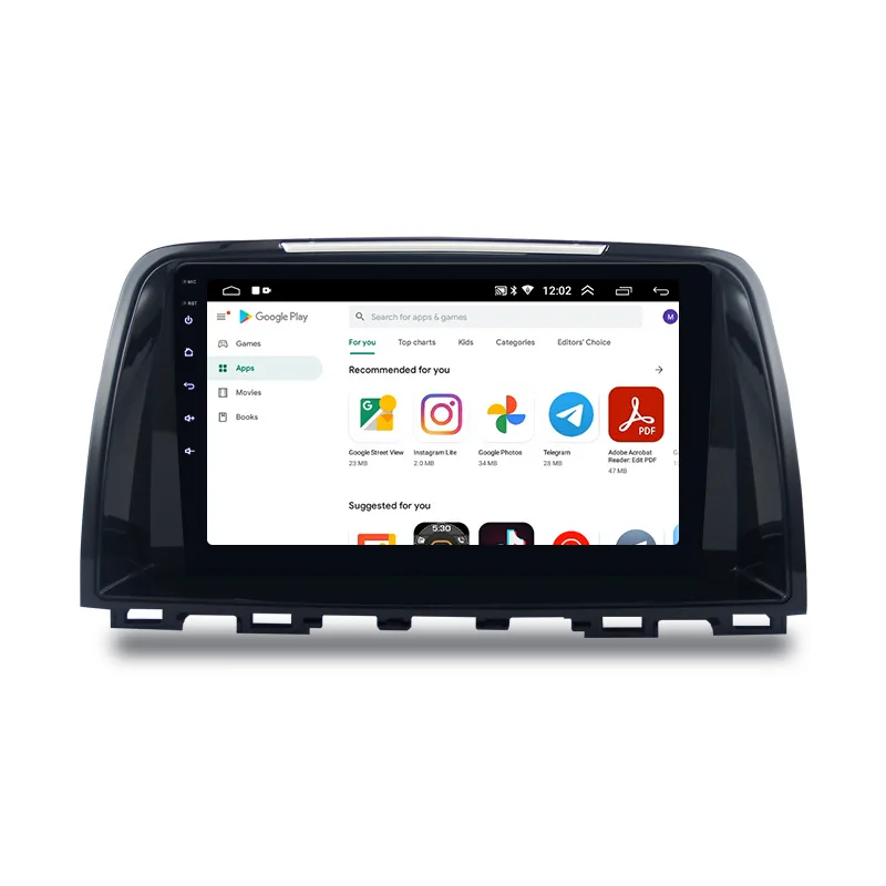 Android 11 Car DVD For Mazda 6 Atenza 2013-2017 radio multimedia player stereo gps navigation With BT
