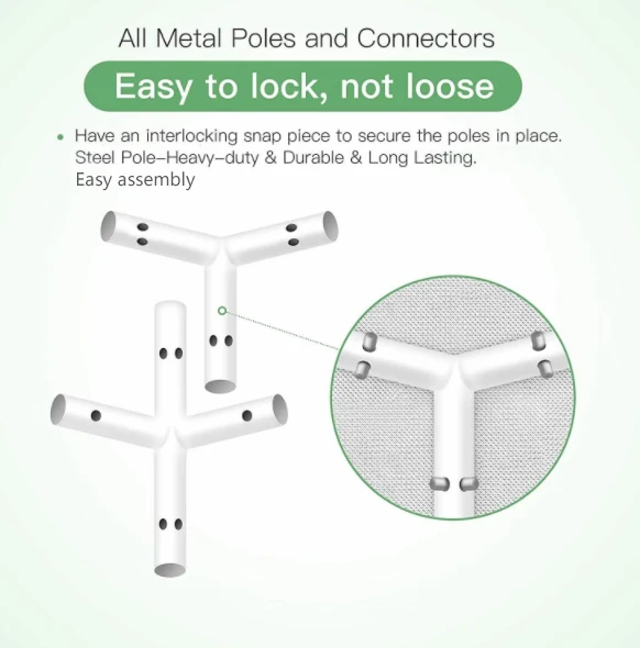 Orientrise Home Growing Tienda De Cultivo Grande Grow Tent 2 in 1 Single-Span Greenhouses