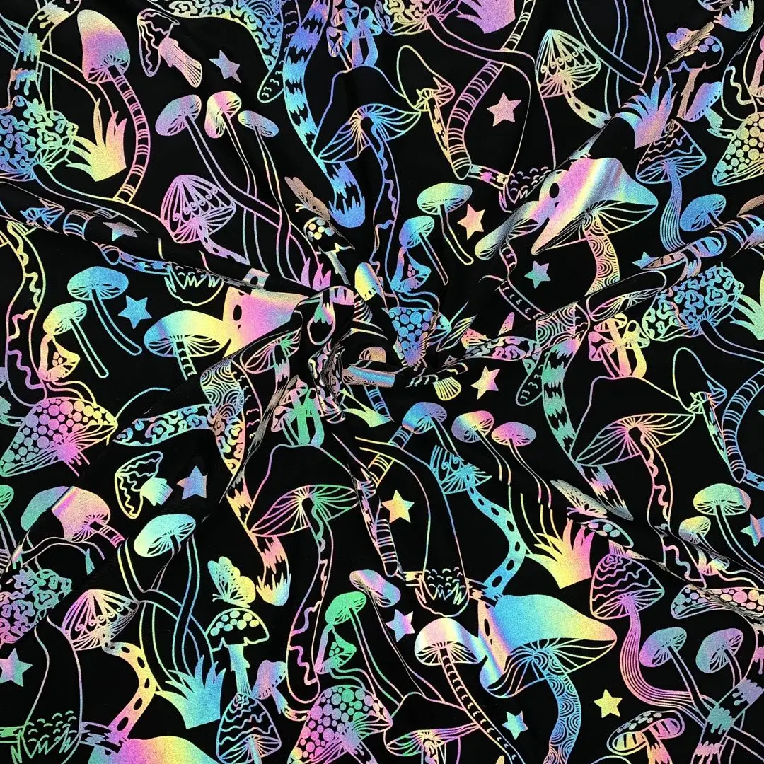 Mushroom print reflective
