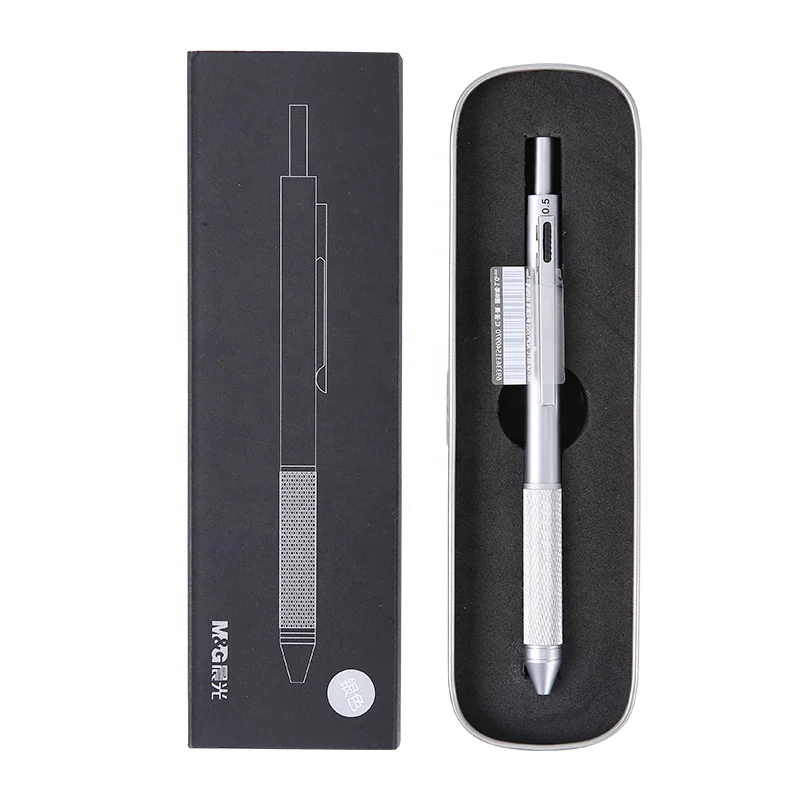 Andstal One pen Multi-purpose Multifunctional pen 4 in 1 Multi-Function Ballpoint And Pencil For School suppiles