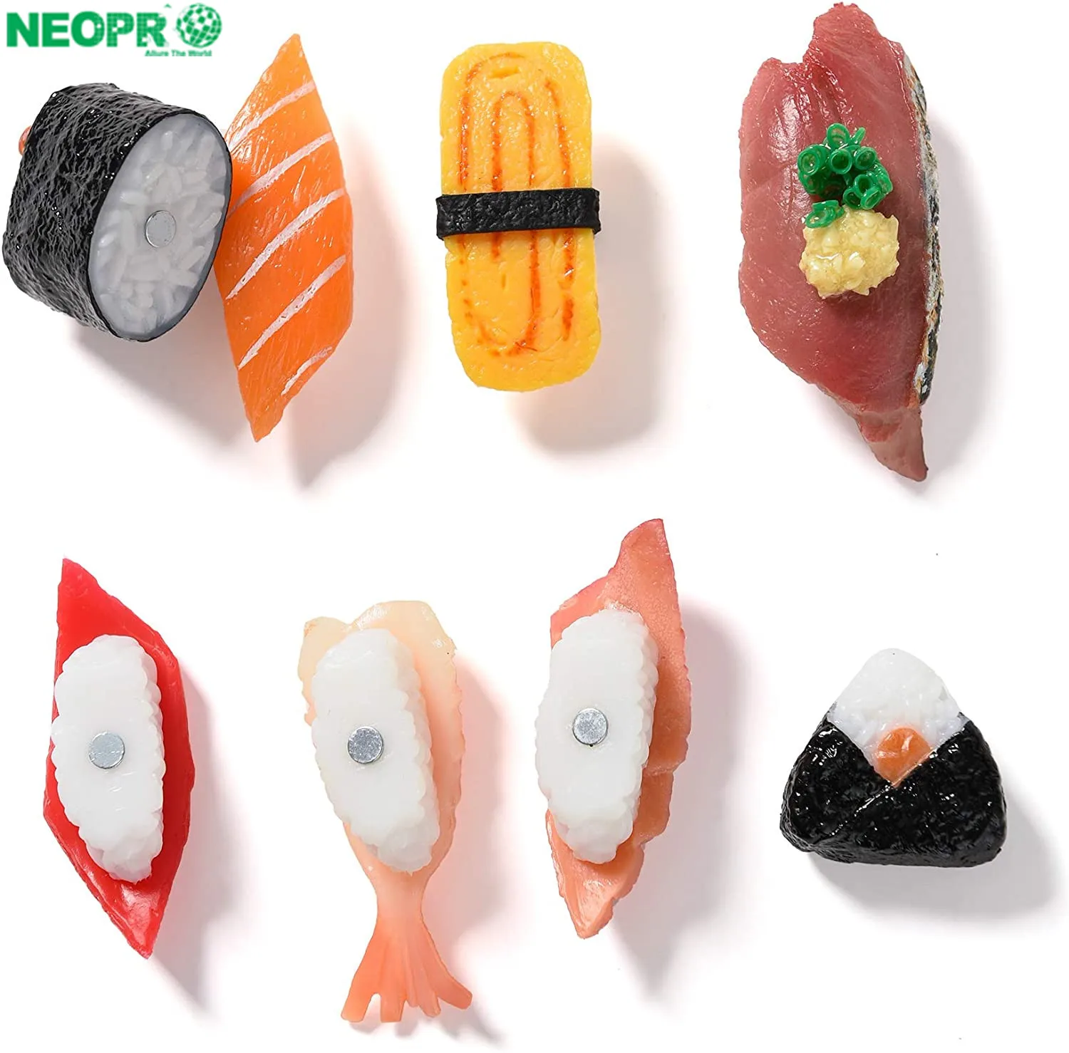 3D Fridge Magnet sushi food design magnetic sticker Hot Sale Custom Fridge Door Magnets Sticker