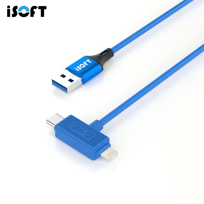 ISOFT IS-006 двойной интерфейс ремонт кабеля для передачи данных iPhone серии