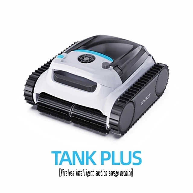 Wireless Pool Cleaning Robot Efficient Swimming Pool Filter Vacuum Cleaner with Cover for Maintenance