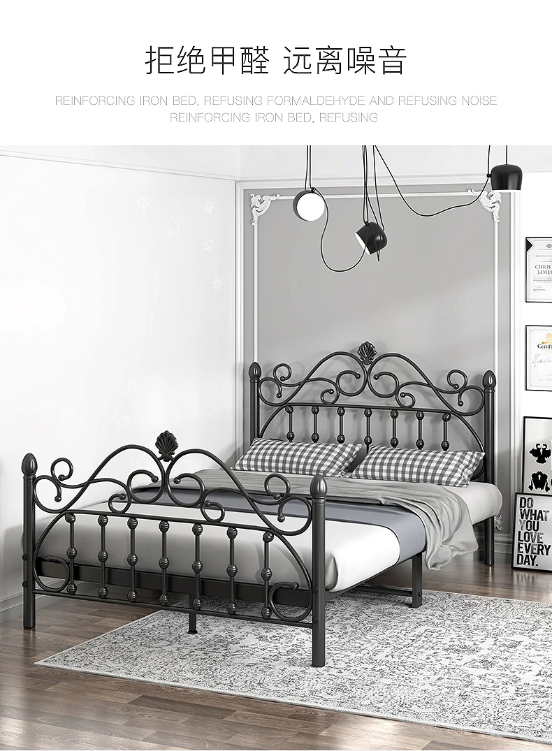 hebei factory king queen double single twin size metal bed frame