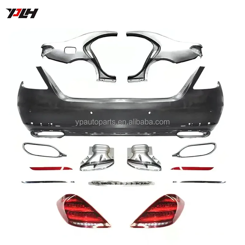 W221 Facelift Upgrade Body Kit For Mercedes-Benz W221 S Class 2006-2012 Year Upgrade to 2020 Year W222 May Style