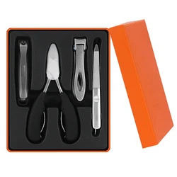 5 Pcs Large Nail Clippers Set Thick Nails And Ingrown Toenail Sharp Heavy Duty Toenail And Fingernail Nail Clippers