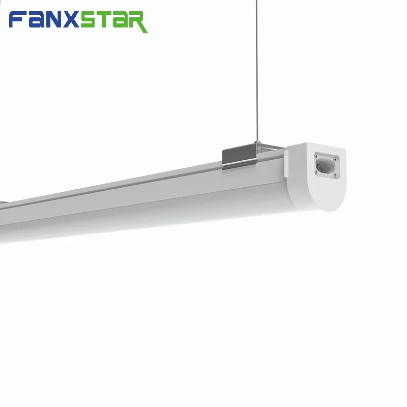 Cheap price 5.8G Microwave sensor LED Water Proof Batten Continuous Link Lamp linear light battens vapor tight 4FT 36W
