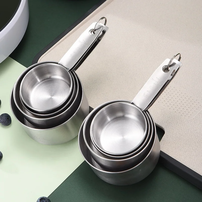 Wholesale Set Professional 4 piece Measuring Spoons And Cups Tool Set Measure Spoon With Custom Logo