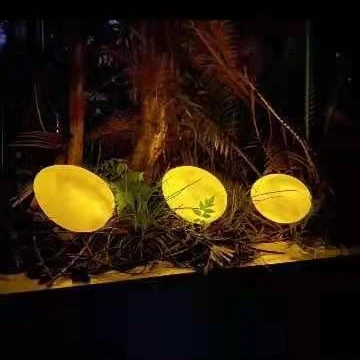 Hot selling product Garden Landscape Stone Lamp Glass Light Decorative Lamp For Outdoor