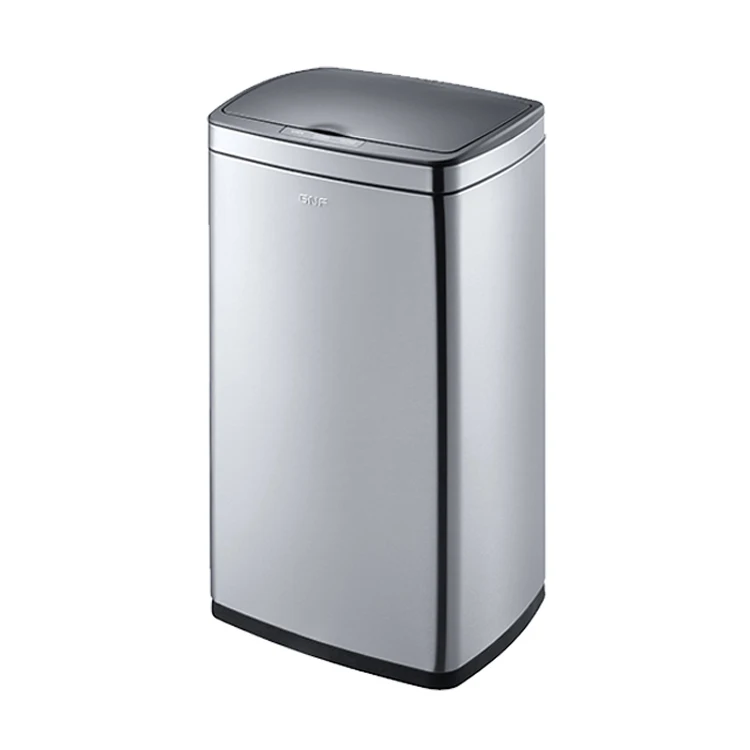 Электрический Бесконтактный мусорный бак GNF, умный мусорный бак, мусорный бак с датчиком, автоматические мусорные баки из нержавеющей стали, 20 л, поддержка