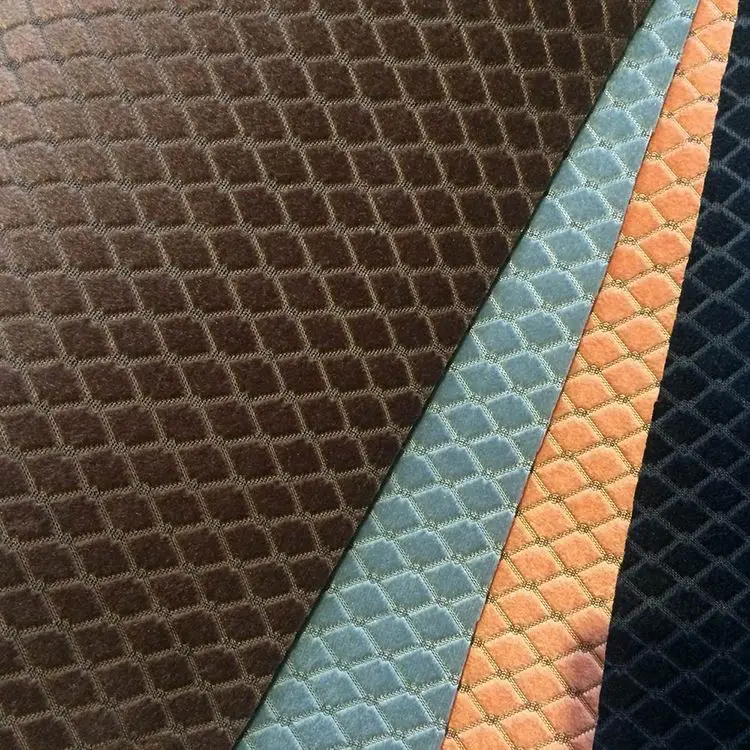 China Custom Luxury Car Automotive Seat Interior Polyester Upholstery Jacquard Fabric for Car Seats