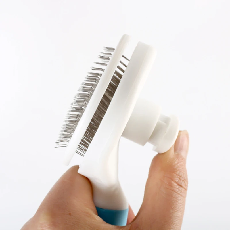 Самоочищающаяся щетка для груминга собак и кошек домашних животных с булавкой улучшения кровообращения массажа