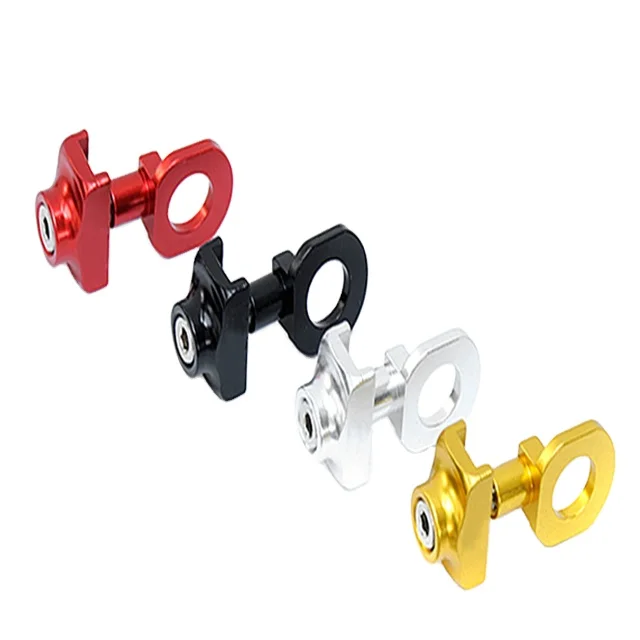CNC cheap Mountain Bicycle Chain Fastener Durable Aluminum Alloy Mtb Road Bike Chain Tension Adjuster