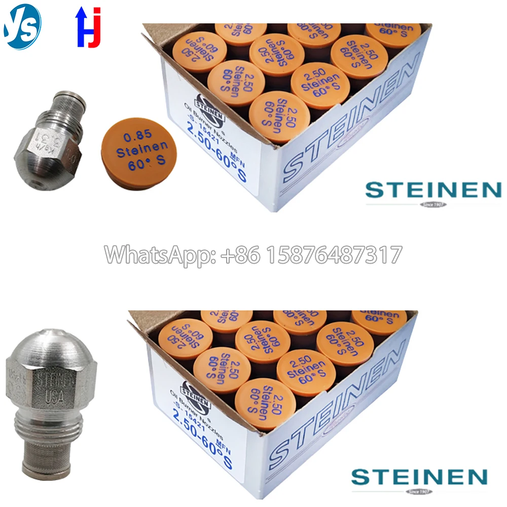 1 YS Steinen 60 градусов SS Форсунка для масляной горелки 0 65 ~