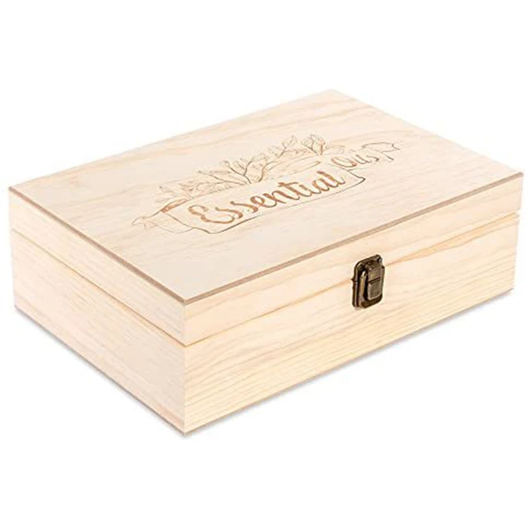 Modern Design Neating your Essential Oil Bottles with Wooden Essential Oil Box Essential Oil Bottles Storage Box