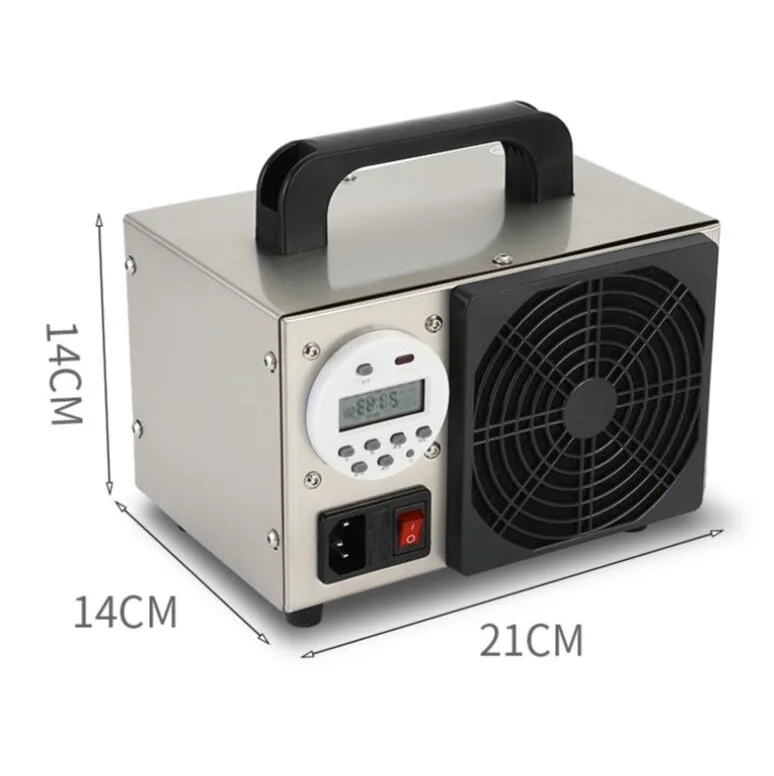 HF185 Mini size Ozone generator with Digital timer control Air Purifier Home  Car MOQ 1pcs 5000mg