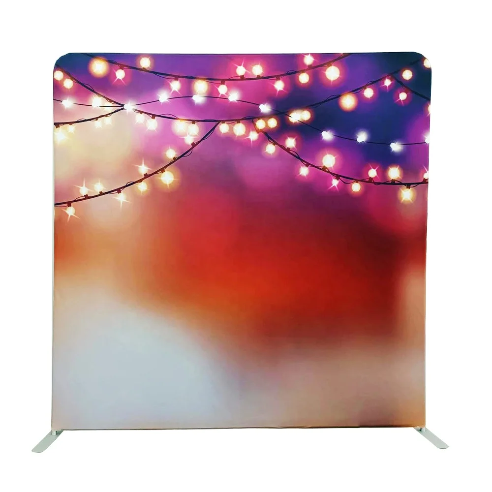 2023 wholesale custom pillow case backdrop stand for wedding events