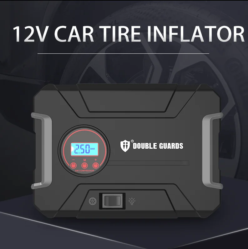 Pump For Double Cylinder Car Battery Charger With Air Compressor