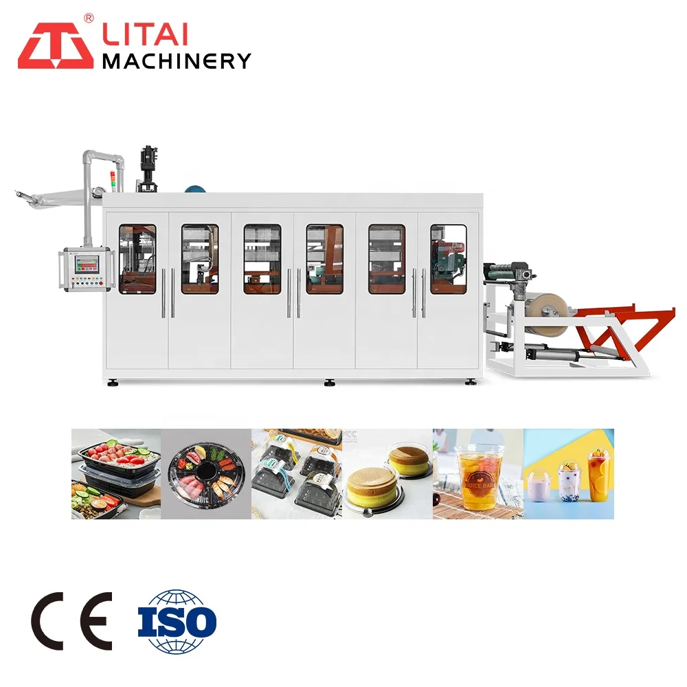 Auto Thermoforming Machine For Plastic Cup Sample