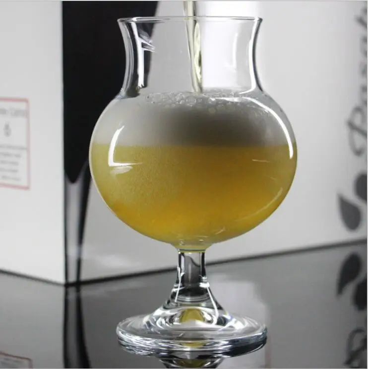 2024 China wholesale beer stein glass cheap sex beer glass hand made hopside down beer glass for sale