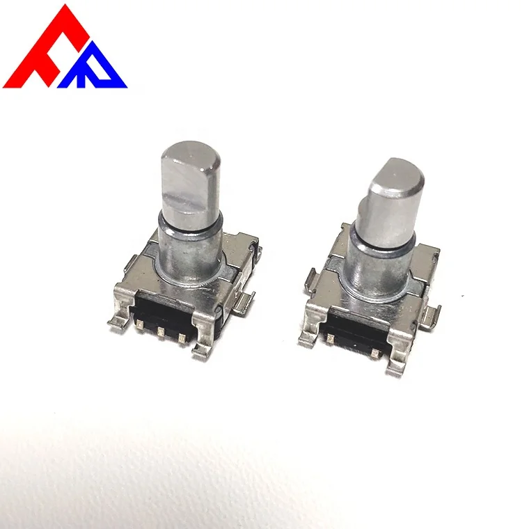 EC11 SMD 5 pin 6mm metal D-axis knurled shaft encoder 9 pulse 15 pulse 20 pulse rotary encoder
