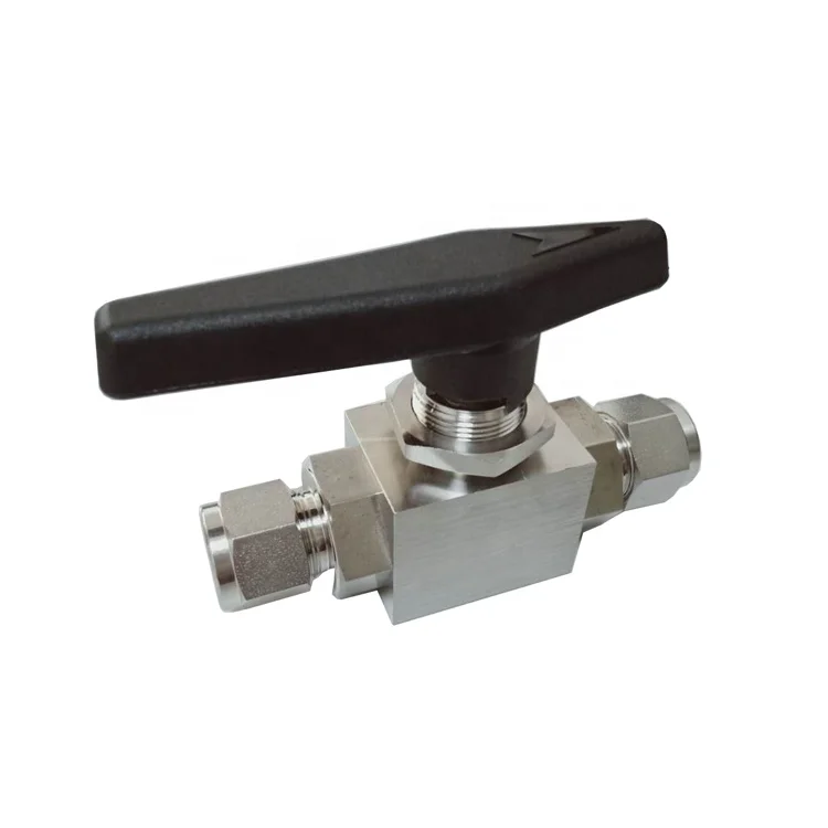 3000Psi измерительный двойной наконечник прямого типа шаровой клапан высокого давления