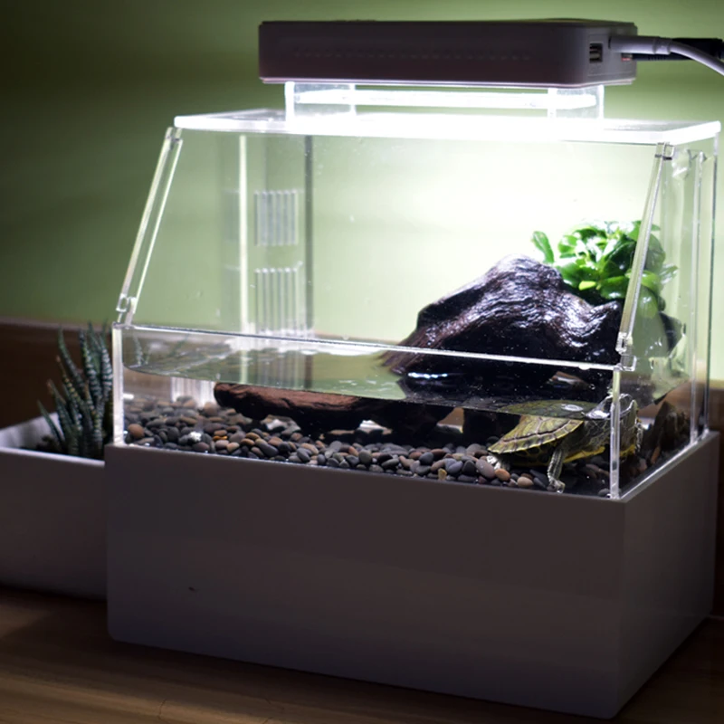 Relaxlines Custom Desktop Aquarium Mini Luxury Decorative Indoor Water Custom Mini Colorful Fish Tank For Sale