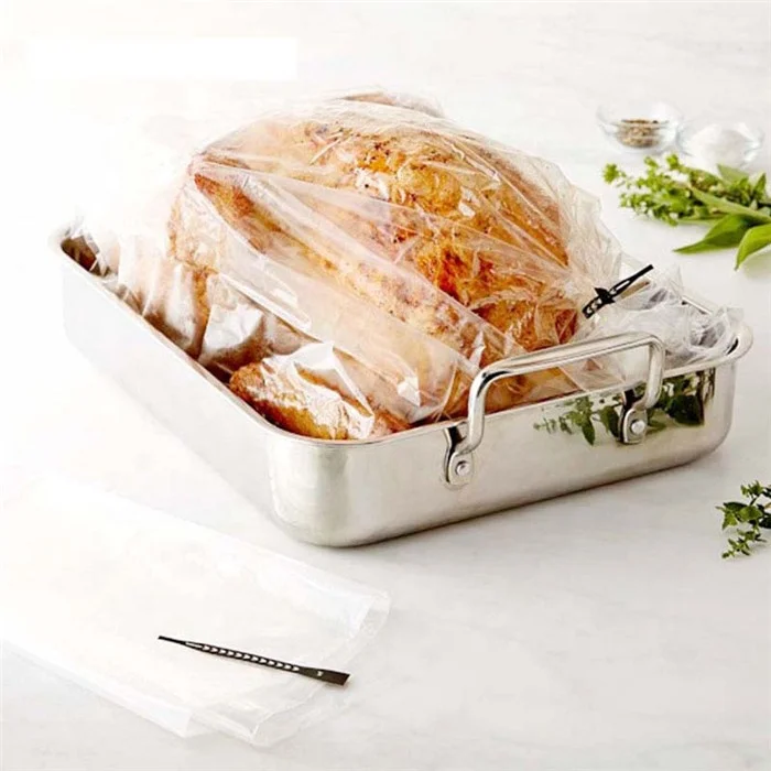 New style wholesale plastic oven bag roasting turkey brining bag