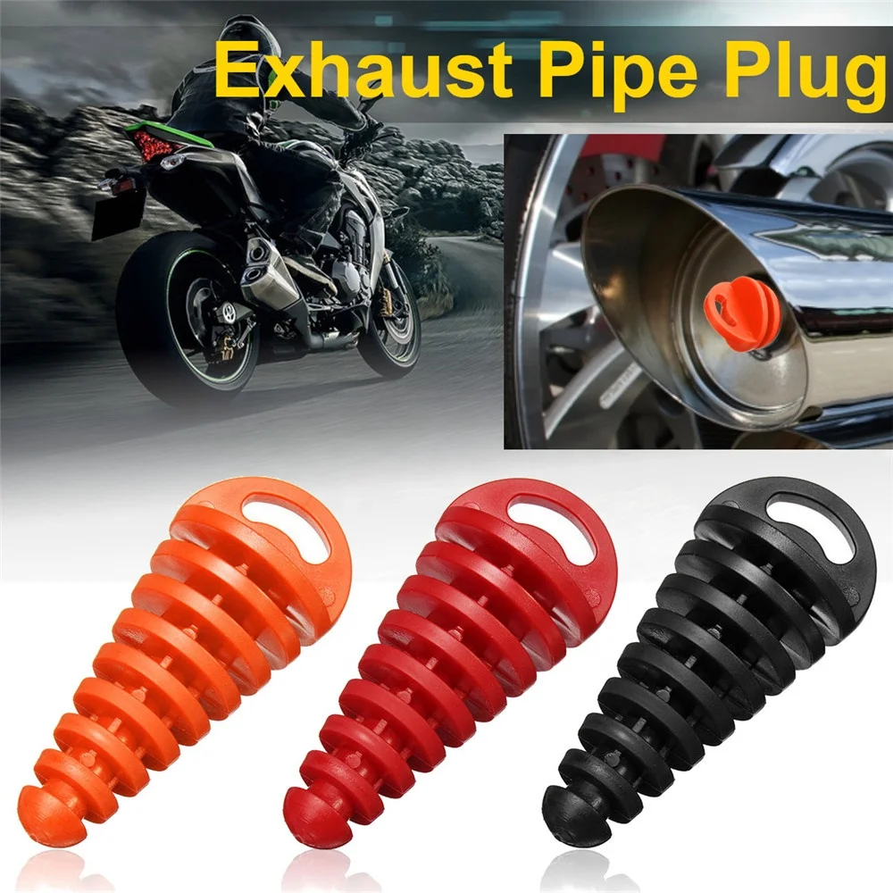 Colors Available 2-Stroke 4-Stroke Muffler Exhaust Silencer Rubber Plug for Motorcycle & ATV QUAD Applications