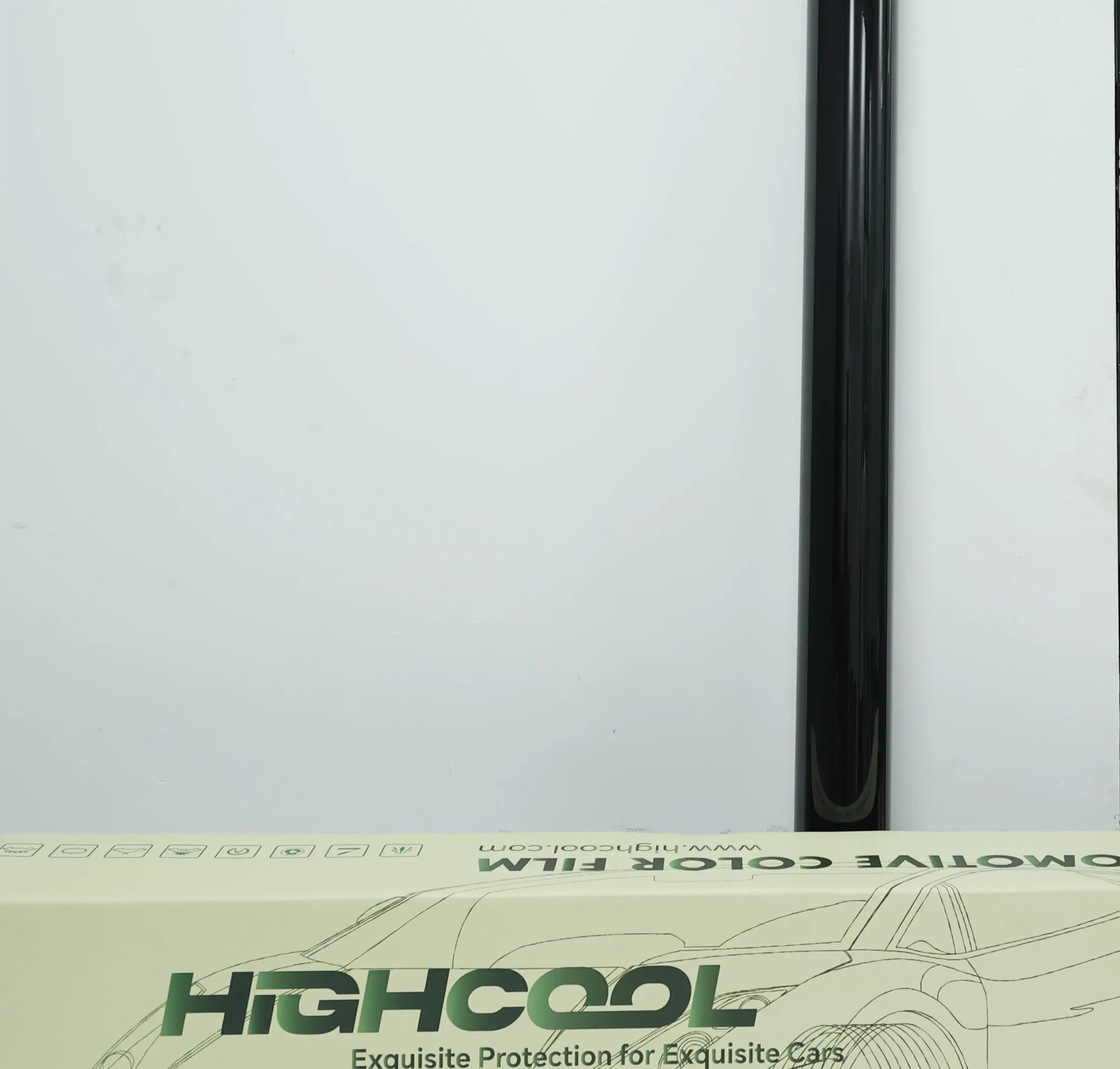 Highcool 15.2*17m Crystal Black Rose Color-Changing PPF Paint Protection Film for Cars Exterior Accessories