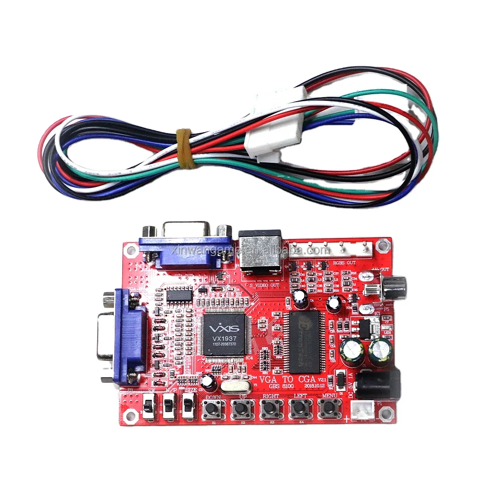 Игровой автомат VGA TO CGA GBS8100 Высокое решение и низкое преобразователь в RGBS плата