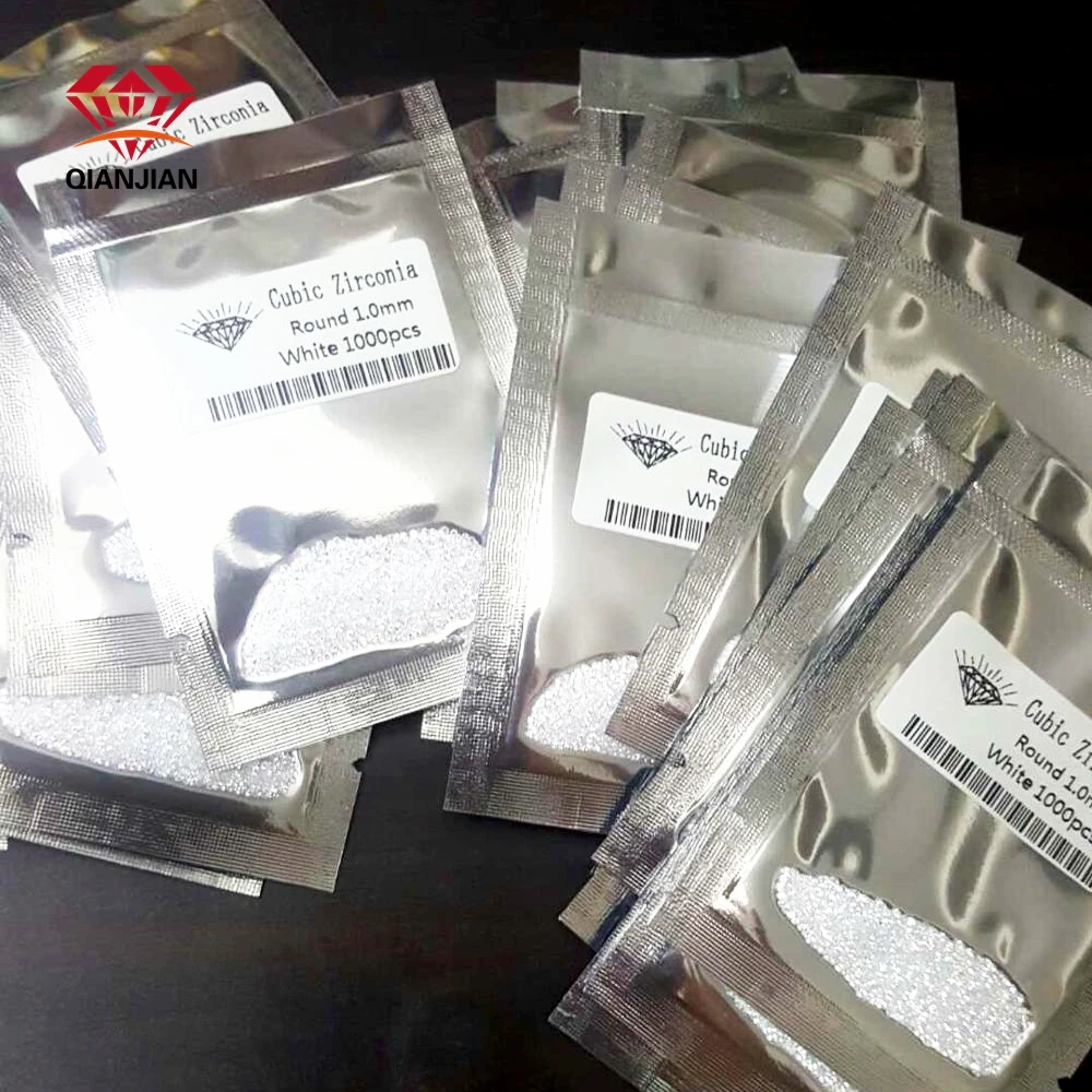 Factory Price Synthetic Gemstone Round 3A Loose CZ Stone Cubic Zirconia