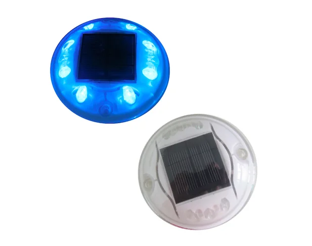 ПК круглые 8 светодиодные дорожные шпильки солнечные дорожные маркеры поднятые круглые