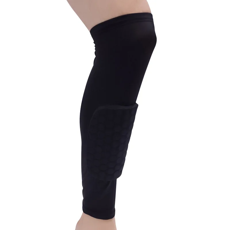 
Awesome 1PC Sports Leg Sleeve Shin Guards Calf Support Protection Elastic Soccer Shin Guards Football Kneepad 